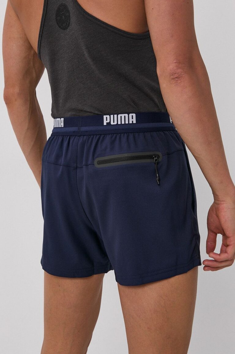 Puma pantaloni scurți de baie culoarea bleumarin 907659 preţ