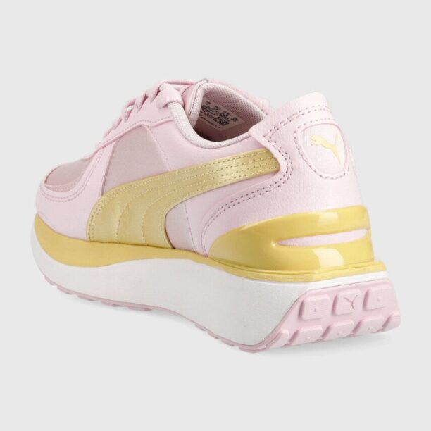 Puma sneakers Cruise Rider NU Satin Wns culoarea roz preţ