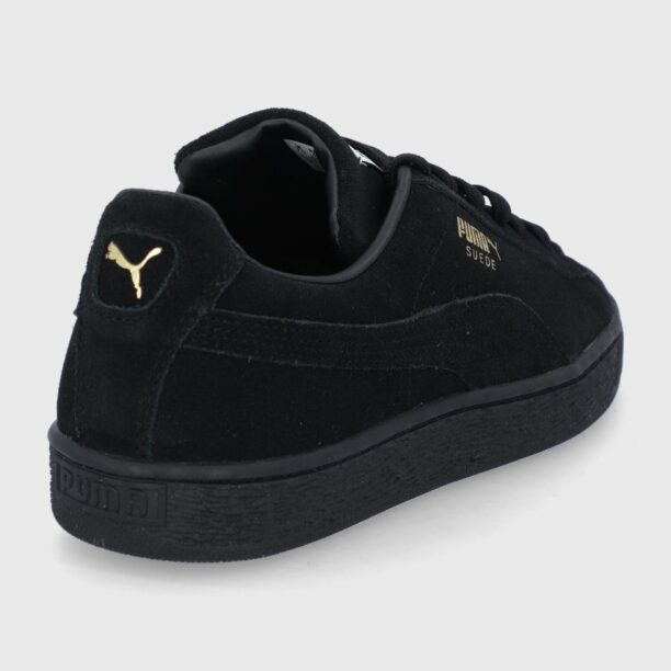 Puma sneakers de piele întoarsă Suede Classic XXI culoarea negru 37491512 374915 preţ