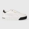 Puma sneakers din piele Cali Court Lth Wns culoarea alb 393802