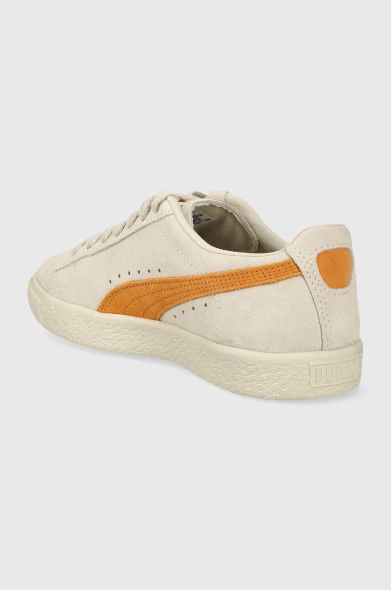 Puma sneakers din piele întoarsă Clyde OG culoarea bej 391962 preţ