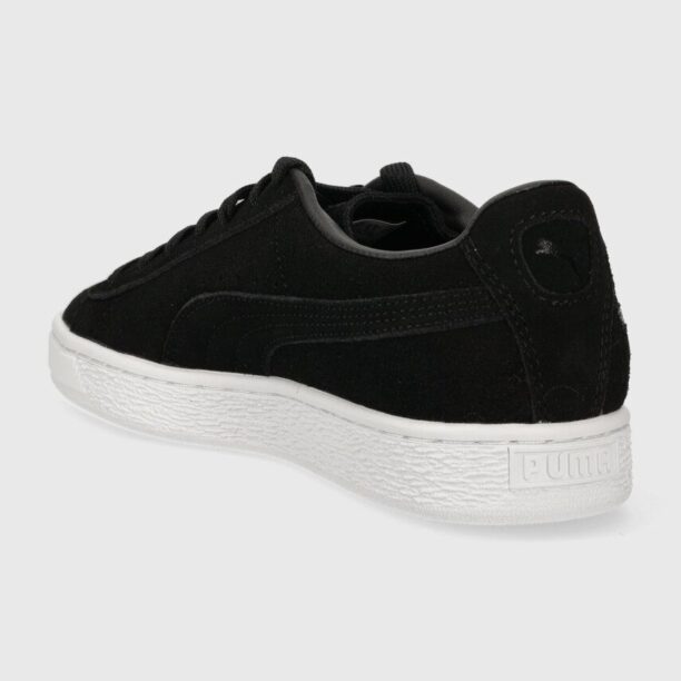 Puma sneakers din piele intoarsă PUMA X SWAROVSKI culoarea negru preţ