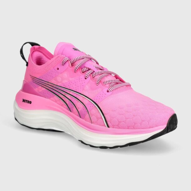 Puma sneakers pentru alergat ForeverRun Nitro culoarea roz 377758