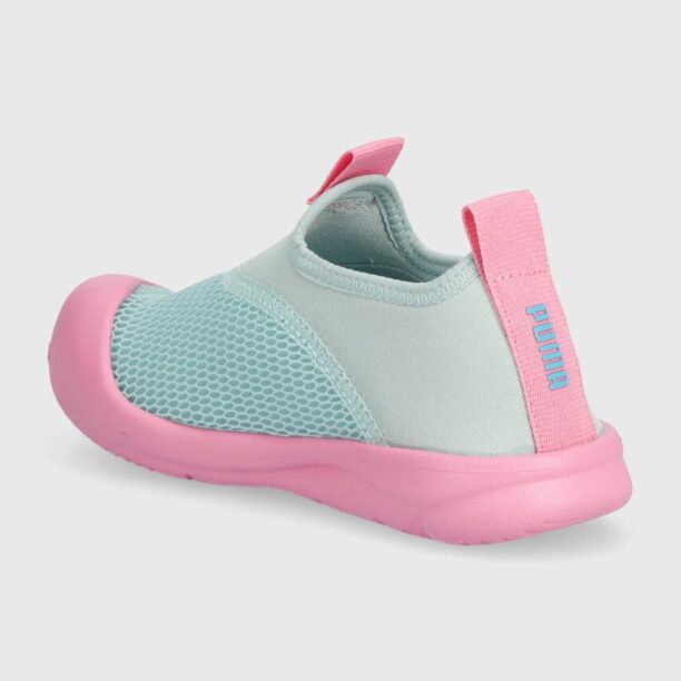 Puma sneakers pentru copii Aquacat Shield Inf culoarea turcoaz preţ