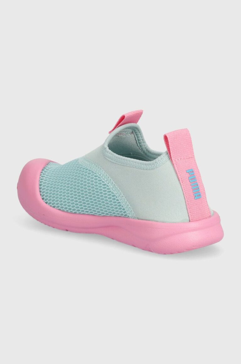 Puma sneakers pentru copii Aquacat Shield Inf culoarea turcoaz preţ