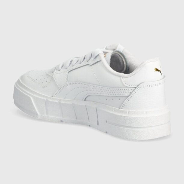 Puma sneakers pentru copii Cali Court Lth Jr culoarea alb preţ