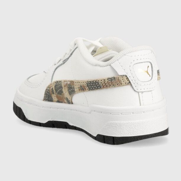 Puma sneakers pentru copii Cali Dream Animal Print PS culoarea alb preţ