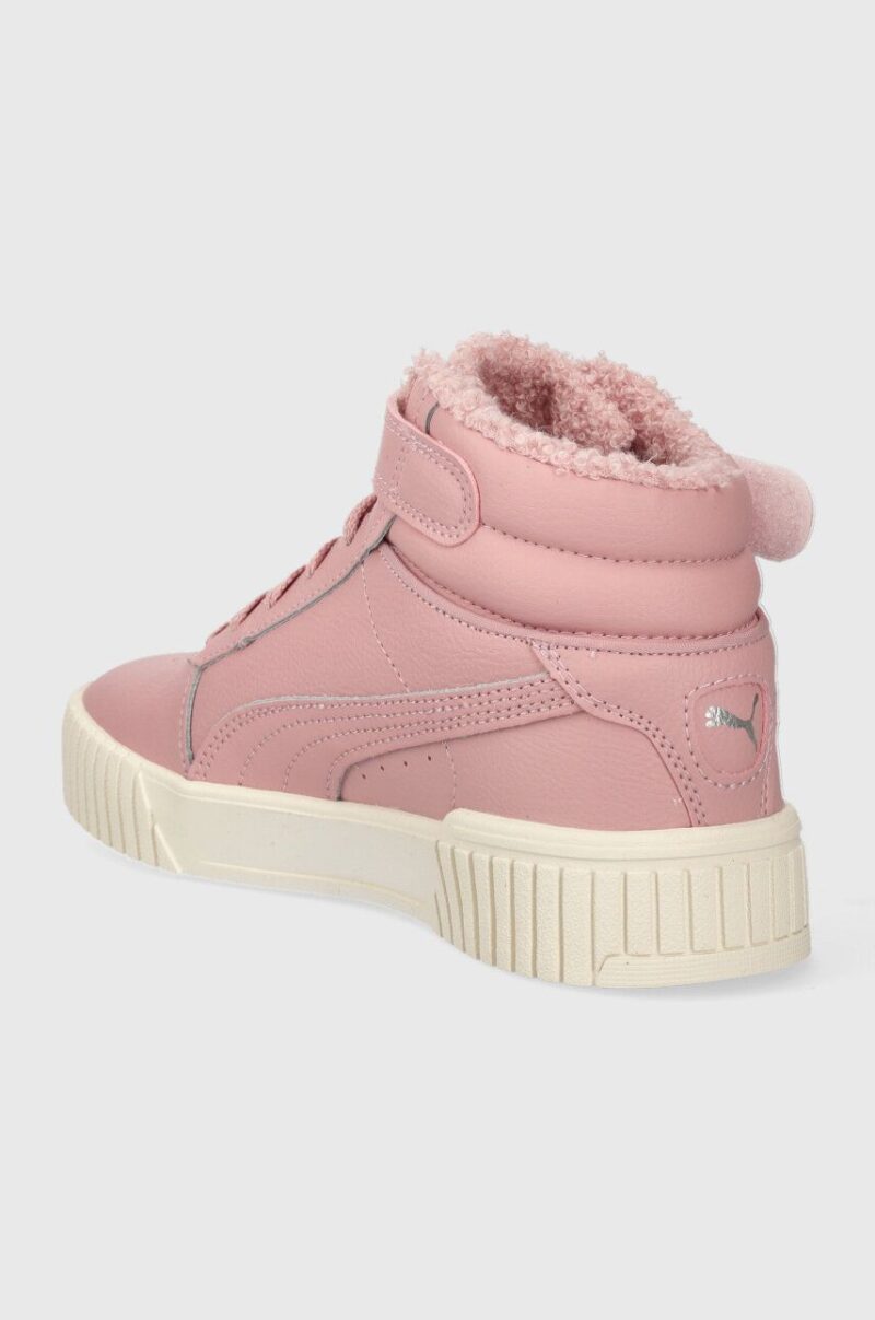 Puma sneakers pentru copii Carina 2.0 Mid WTR Jr culoarea roz preţ