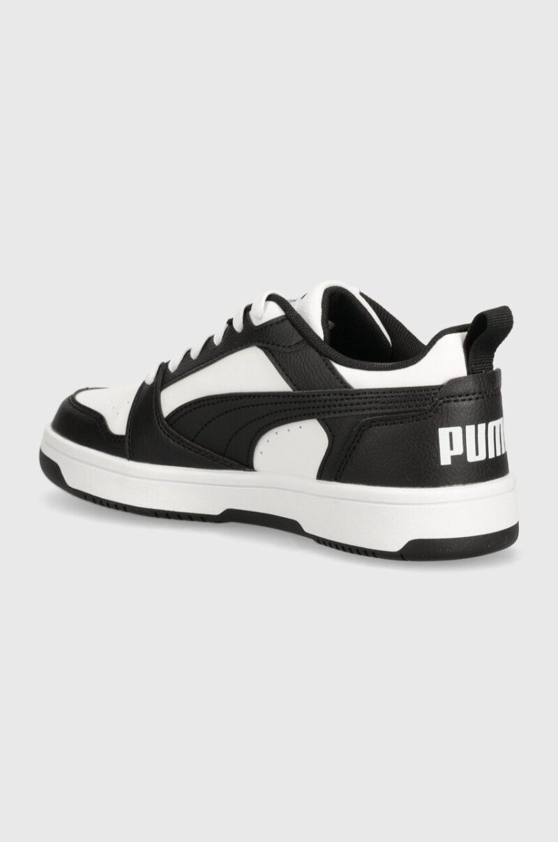 Puma sneakers pentru copii Rebound V6 Lo Jr culoarea alb preţ