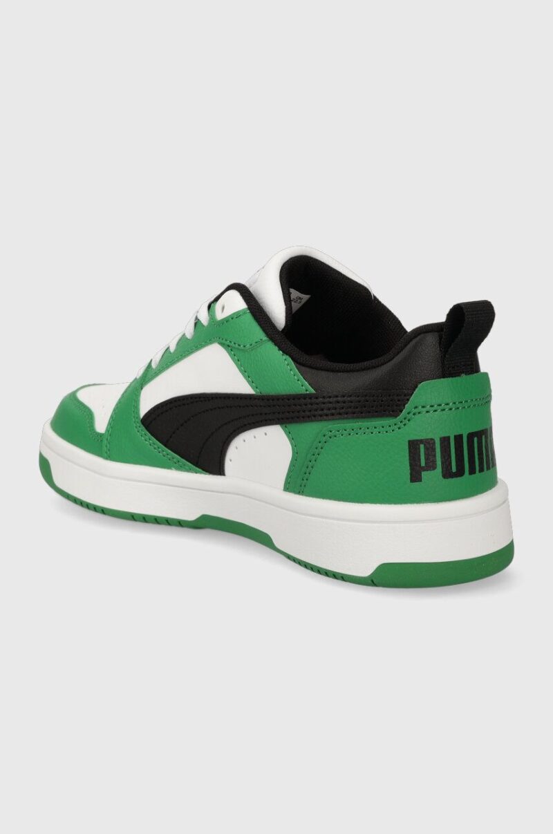 Puma sneakers pentru copii Rebound V6 Lo Jr culoarea verde preţ