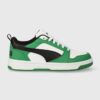 Puma sneakers pentru copii Rebound V6 Lo Jr culoarea verde