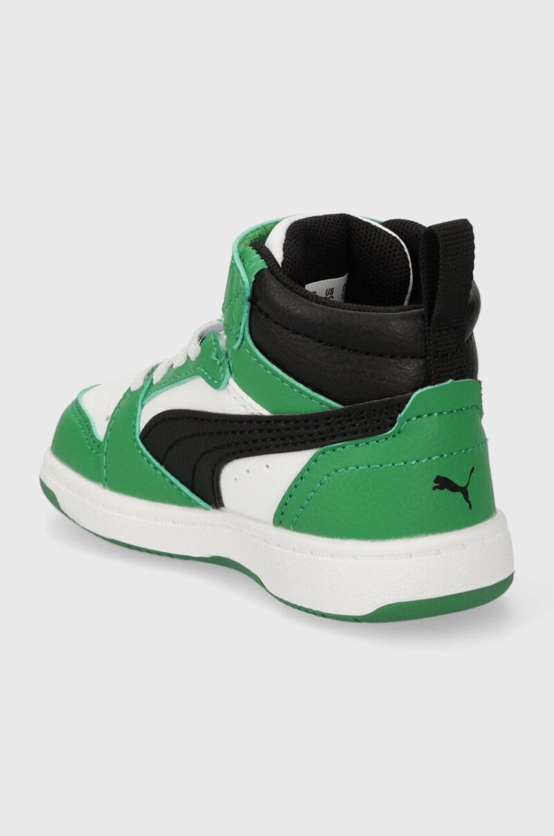 Puma sneakers pentru copii Rebound V6 Mid AC+ In culoarea verde preţ