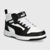 Puma sneakers pentru copii Rebound V6 Mid AC+ PS culoarea rosu