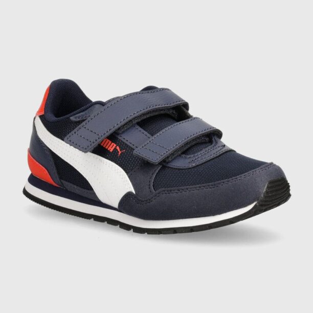 Puma sneakers pentru copii ST Runner v3 Mesh V PS culoarea albastru marin