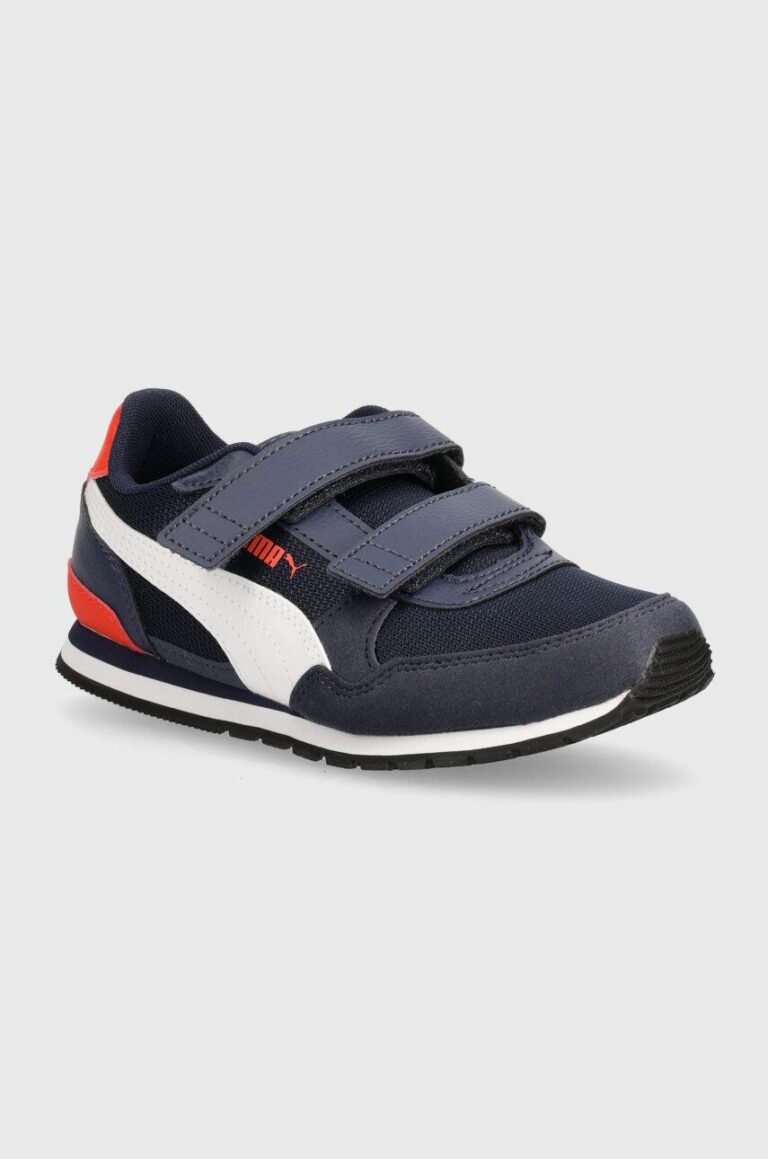 Puma sneakers pentru copii ST Runner v3 Mesh V PS culoarea albastru marin