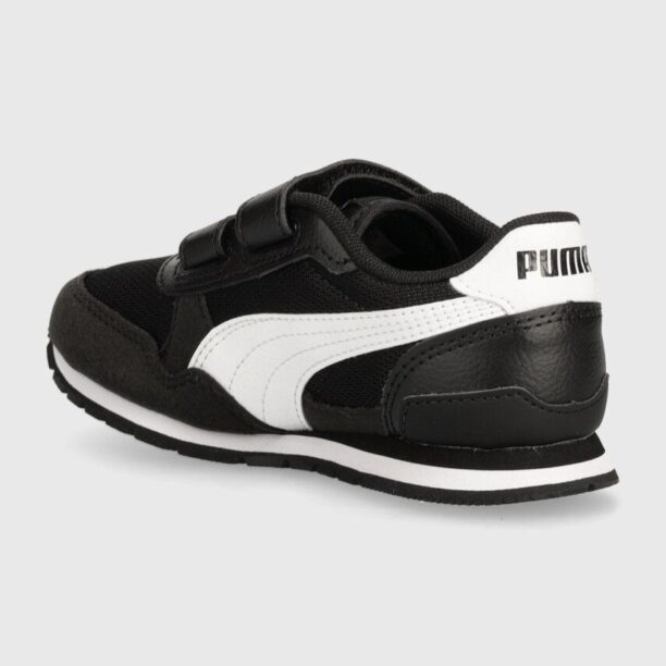 Puma sneakers pentru copii ST Runner v3 Mesh V PS culoarea negru preţ