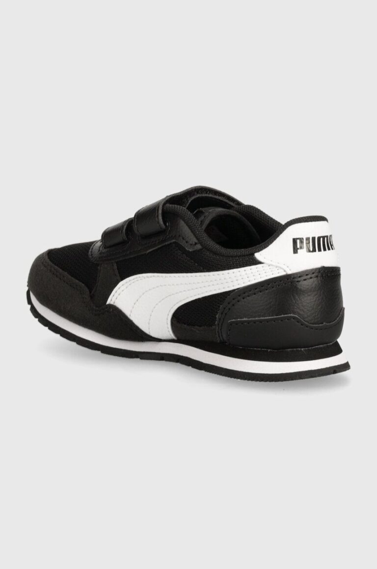 Puma sneakers pentru copii ST Runner v3 Mesh V PS culoarea negru preţ