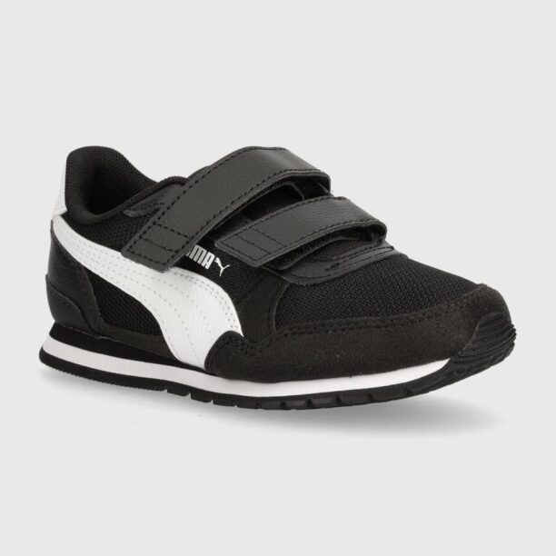 Puma sneakers pentru copii ST Runner v3 Mesh V PS culoarea negru