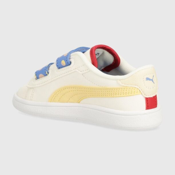 Puma sneakers pentru copii Smash 3.0 Summer Camp V Inf culoarea bej preţ