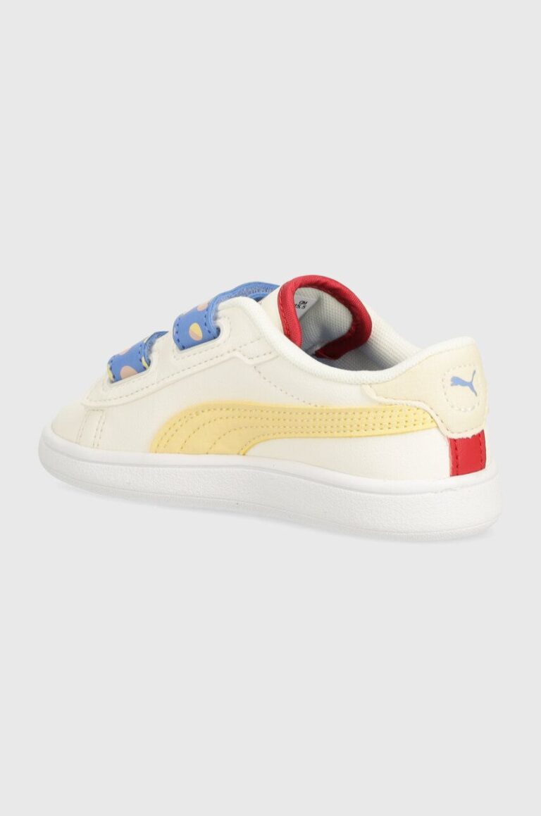 Puma sneakers pentru copii Smash 3.0 Summer Camp V Inf culoarea bej preţ