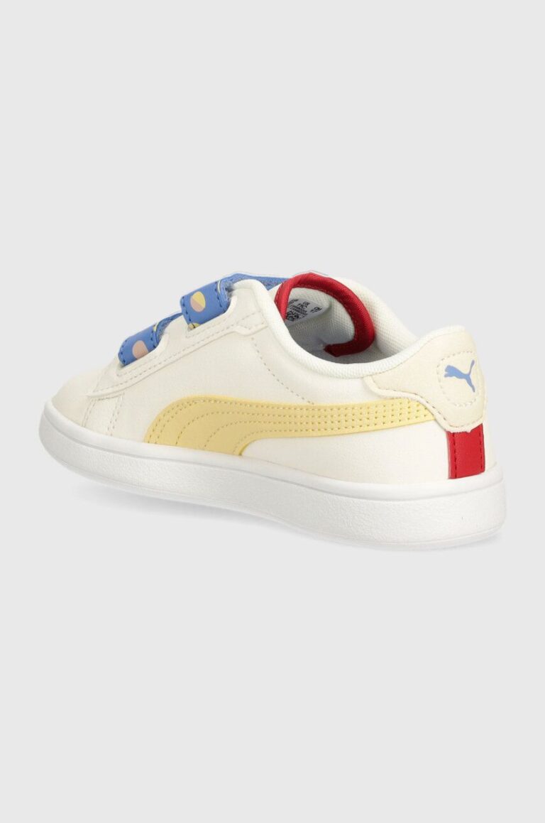 Puma sneakers pentru copii Smash 3.0 Summer Camp V PS culoarea bej preţ