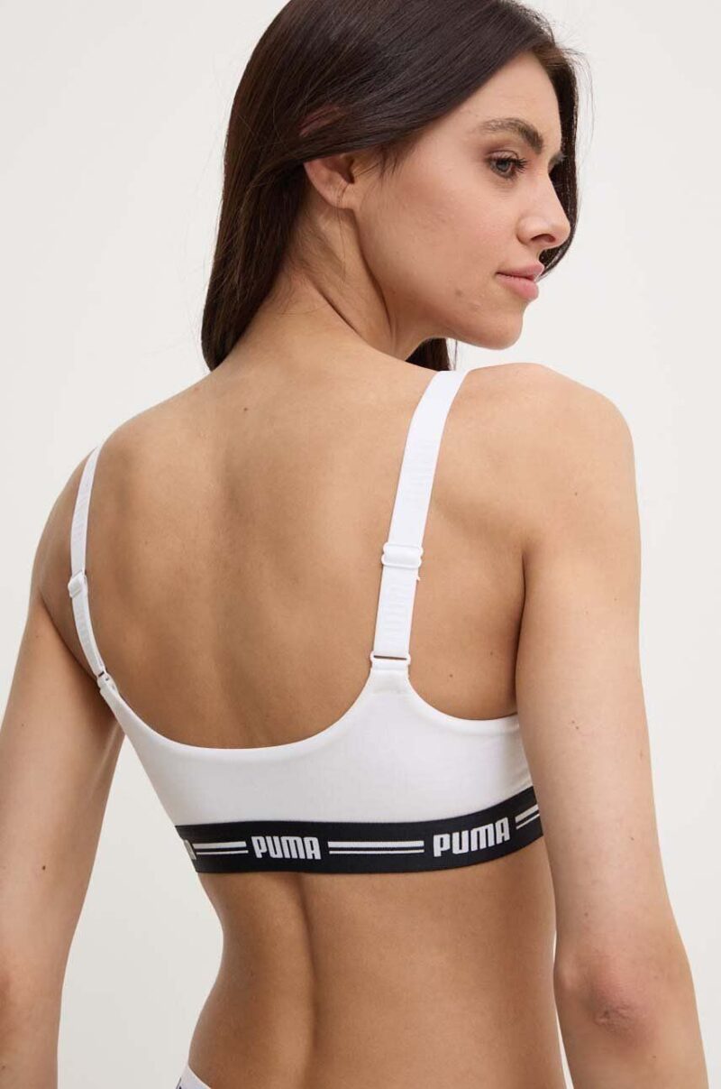 Puma sutien culoarea alb 907863 preţ