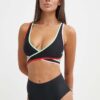 Puma sutien de baie culoarea negru