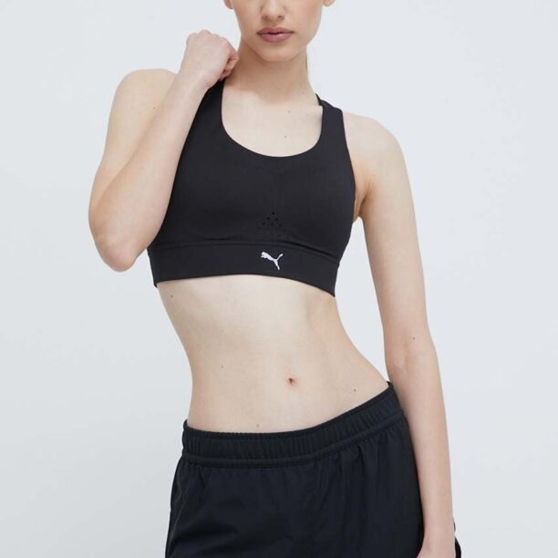 Puma sutien sport PWRbreathe culoarea negru