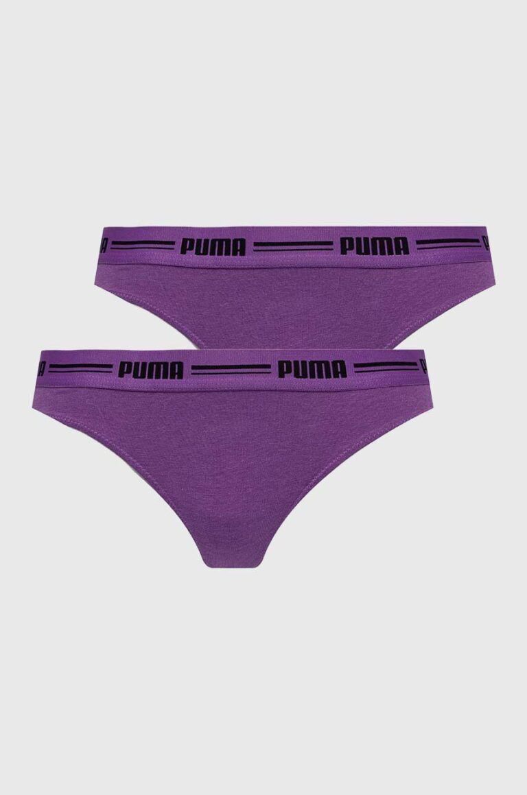 Puma tanga 2-pack culoarea violet