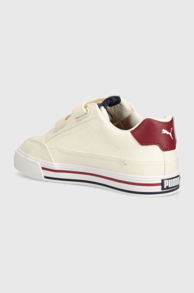 Puma tenisi copii Court Classic Vulc FS V PS culoarea bej preţ