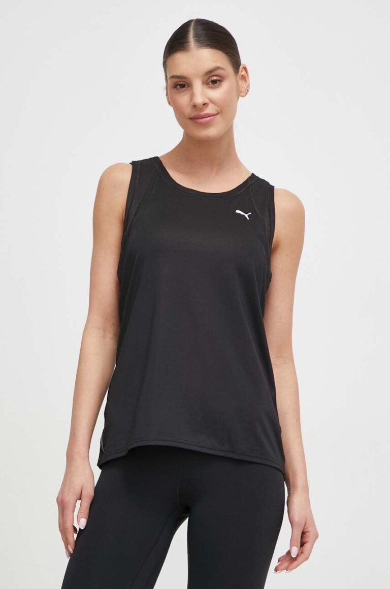 Puma top de antrenament Favorite culoarea negru 520257