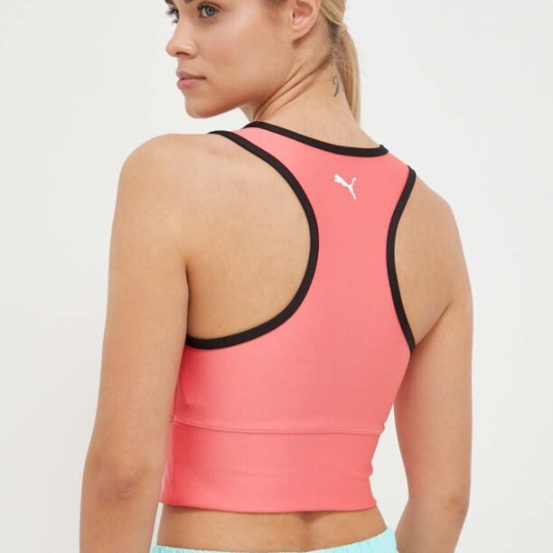 Puma top de antrenament Fit Eversculpt culoarea roz preţ