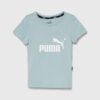 Puma tricou de bumbac pentru copii culoarea negru