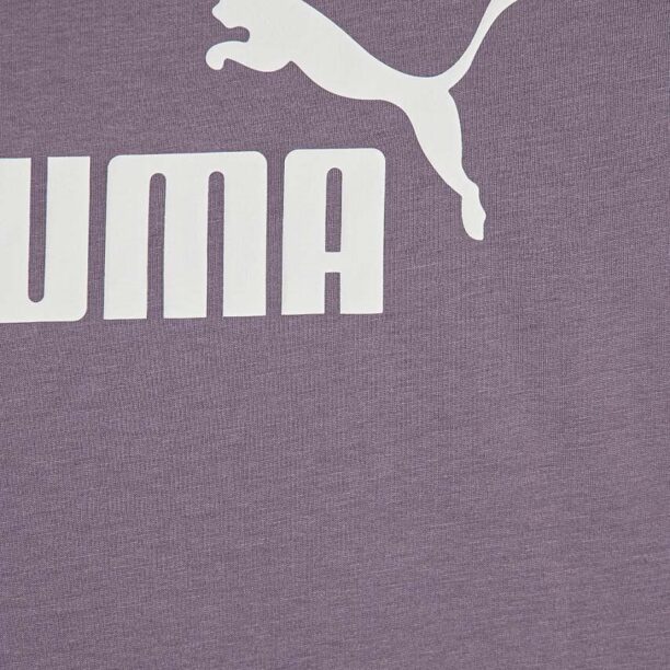 Puma tricou de bumbac pentru copii culoarea violet preţ