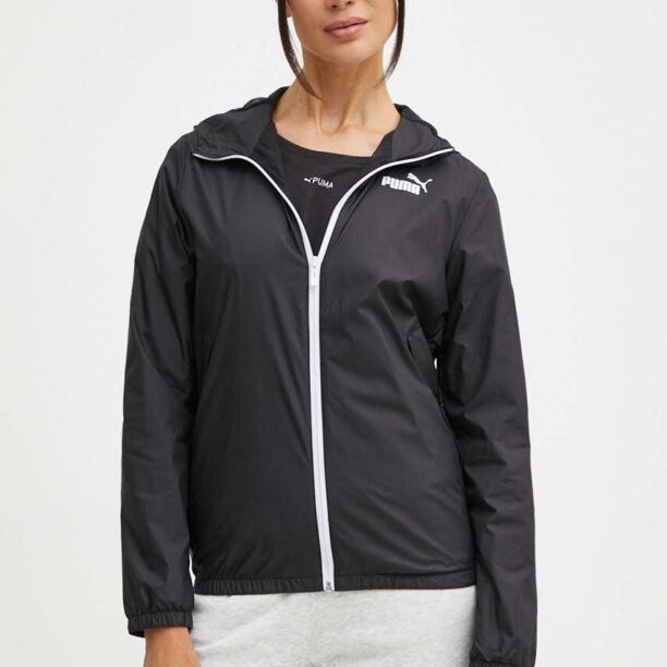 Puma windbreaker Essentials Solid culoarea negru