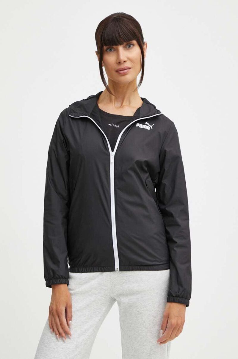 Puma windbreaker Essentials Solid culoarea negru