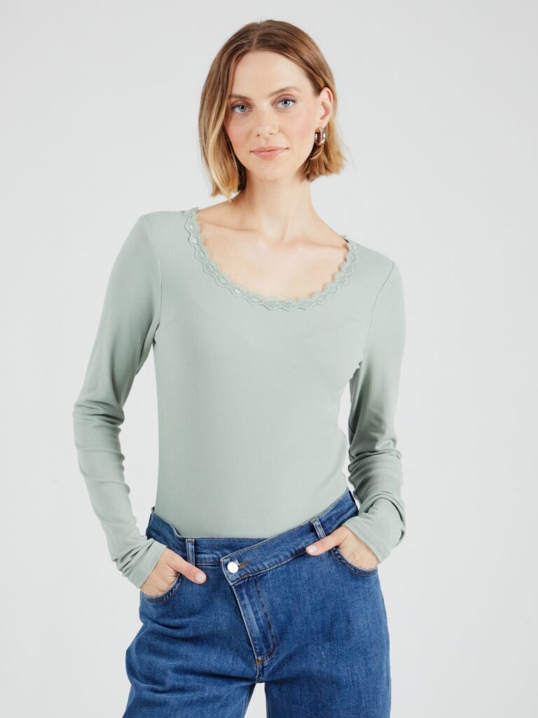 QS Tricou  verde pastel