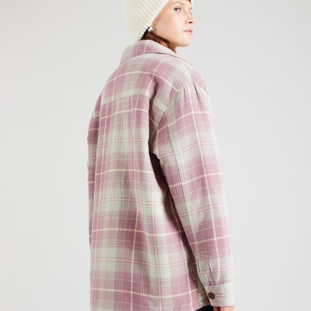 QUIKSILVER Geacă de primăvară-toamnă 'UNIPLAID'  bej deschis / mauve preţ