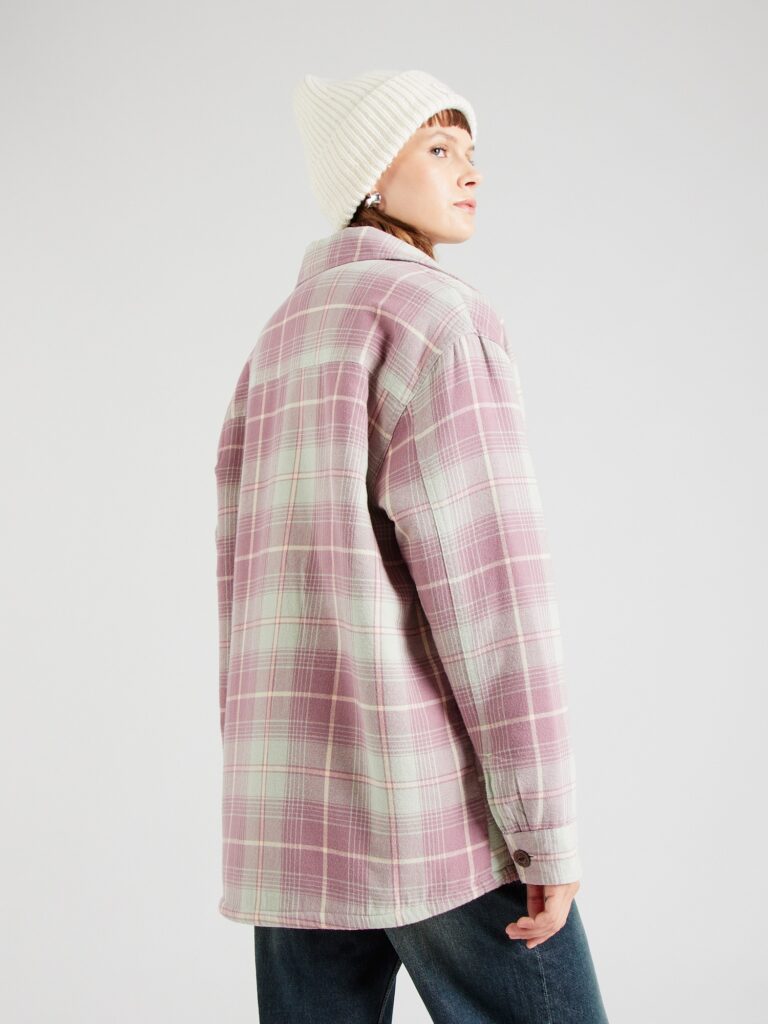 QUIKSILVER Geacă de primăvară-toamnă 'UNIPLAID'  bej deschis / mauve preţ