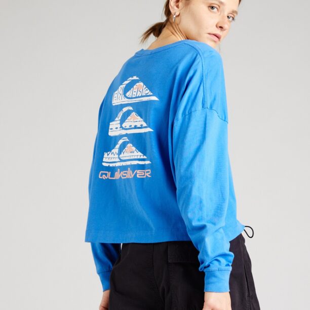 QUIKSILVER Tricou  azur / portocaliu pastel / alb preţ