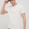 Quiksilver Tricou din bumbac culoarea crem