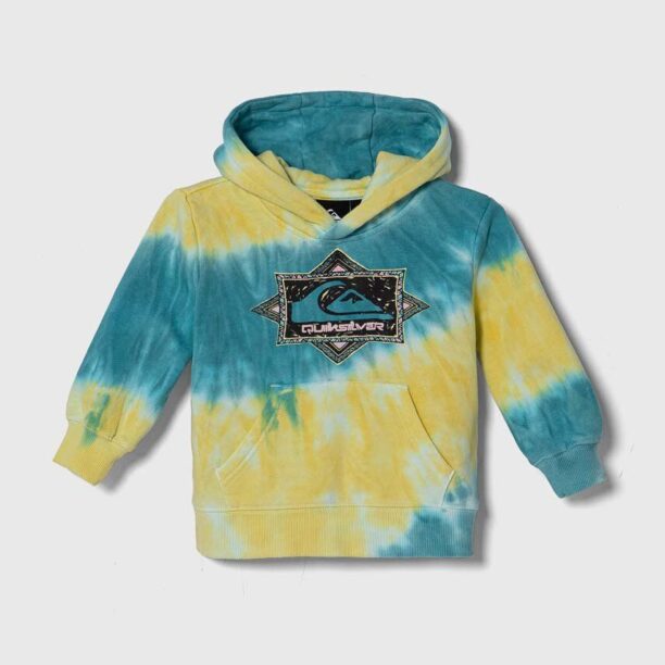 Quiksilver hanorac de bumbac TIE DIE HOOD cu glugă