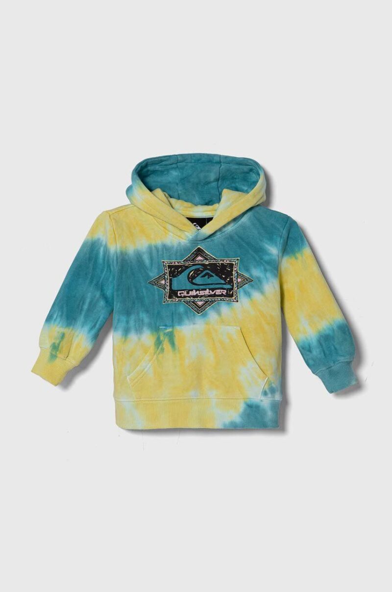 Quiksilver hanorac de bumbac TIE DIE HOOD cu glugă