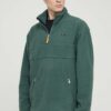 Quiksilver hanorac fleece culoarea verde