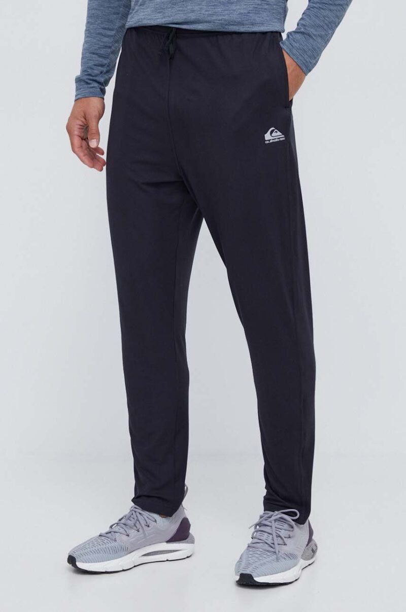 Quiksilver pantaloni de antrenament culoarea negru