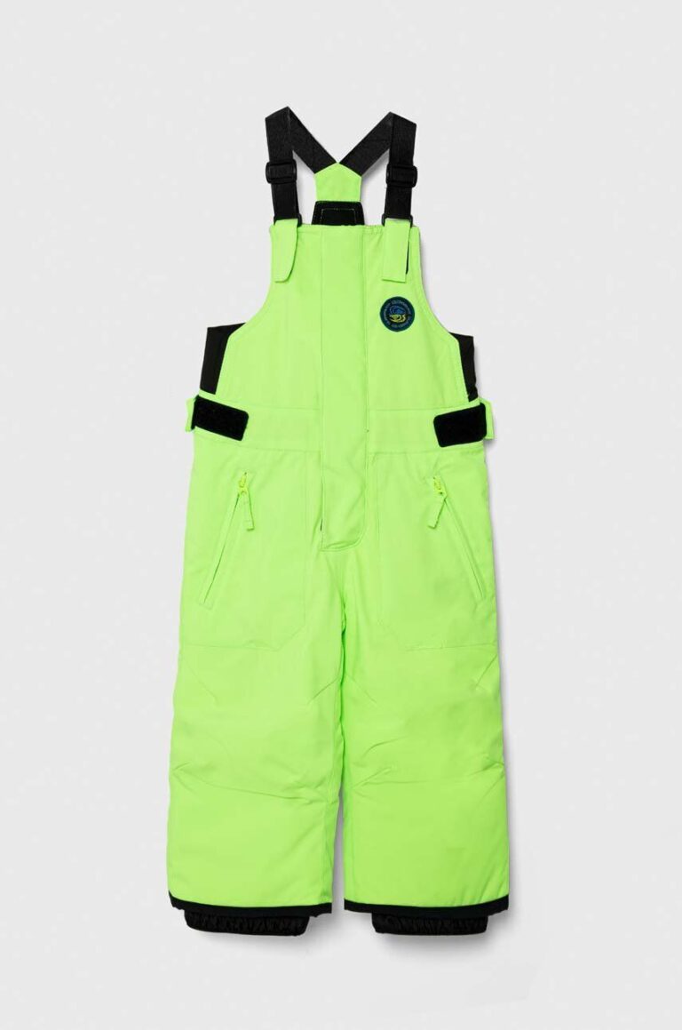 Quiksilver pantaloni de schi pentru copii BOOGIE KIDS PT SNPT culoarea verde