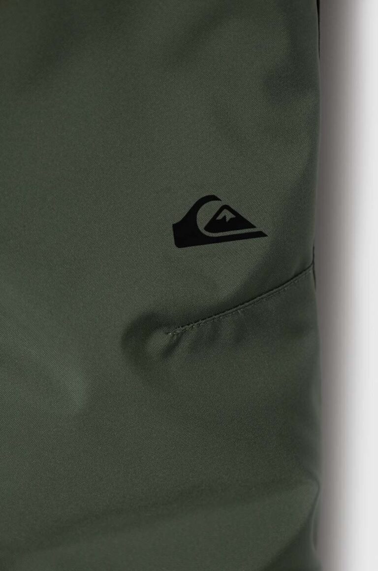 Quiksilver pantaloni de schi pentru copii ESTATE YTH PT SNPT culoarea verde preţ