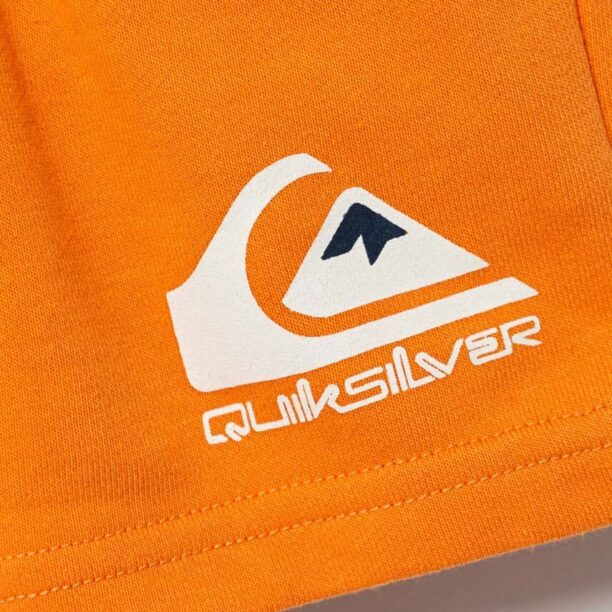 Quiksilver pantaloni scurti copii EASY DAY culoarea portocaliu preţ