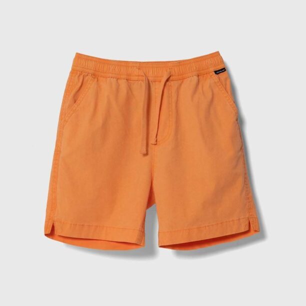 Quiksilver pantaloni scurti copii TAXER YOUTH culoarea portocaliu