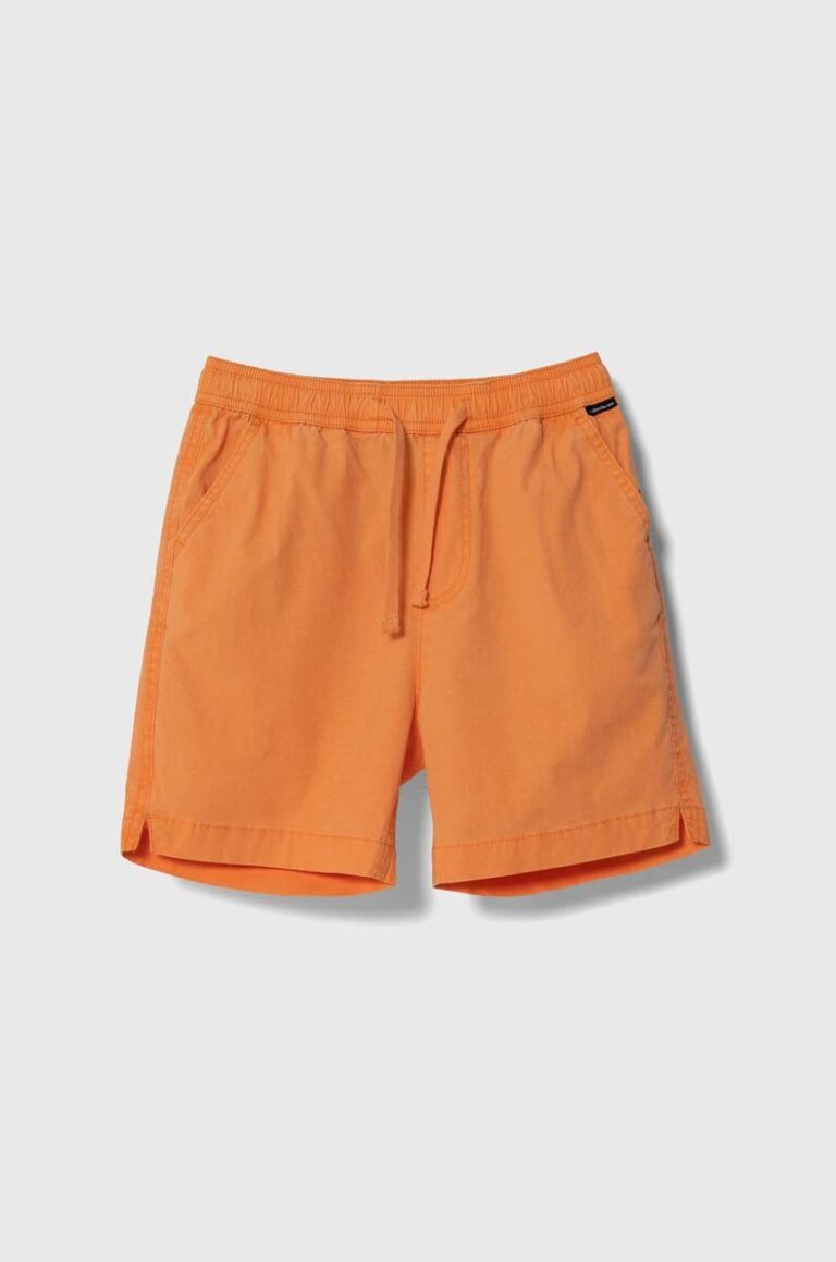 Quiksilver pantaloni scurti copii TAXER YOUTH culoarea portocaliu